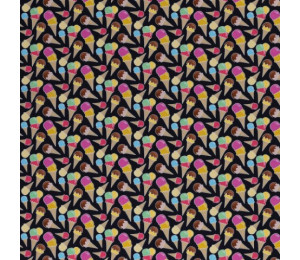 Baumwolle - Eis schwarz